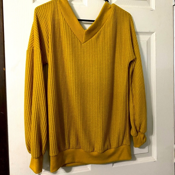 Tobrief V-Neck Womens Sweater - Picture 2 of 2